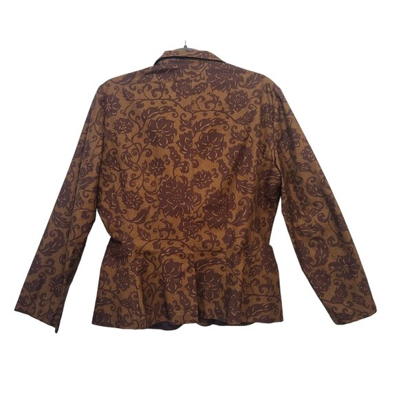 Peruvian Connection Floral Paisley Blazer Jacket - Picture 7 of 12